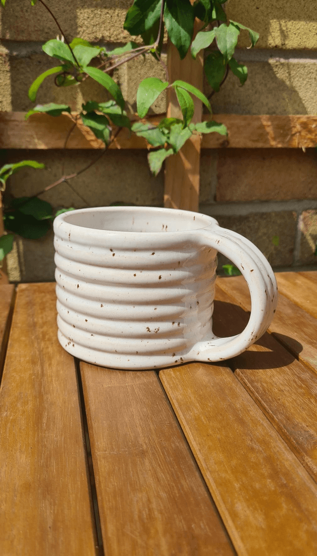 Rumble Mug - Speckle Cream